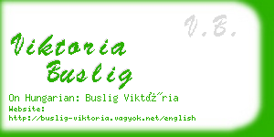 viktoria buslig business card